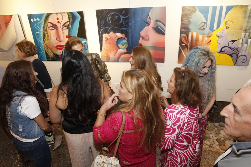 Opening of Nina Taher's Solo Exhibition 'Woman'